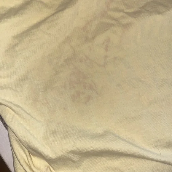 Comfort Colors Mens Yellow Tee with Pocket Short Sleeve T Shirt - Picture 7 of 7